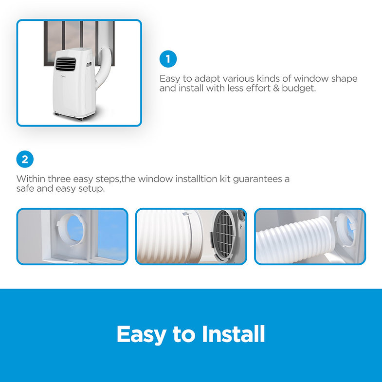 Midea Premium Portable Air Conditioner WiFi - 12000 BTU MPPFB1 - Image 7